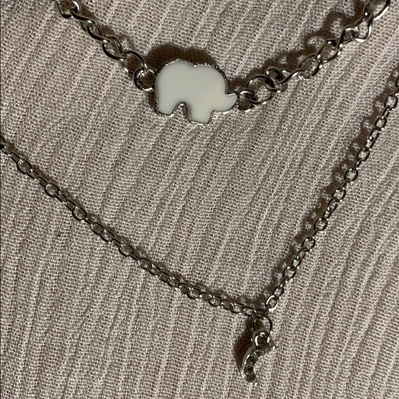 🔵Multi-Layer Elephant Necklace - Picture 7 of 8